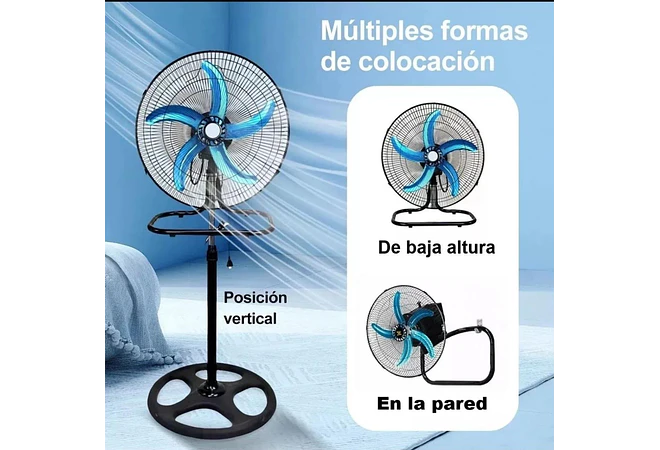 VENTILADOR DE 18 PULGADAS 3 EN 1 POTENCIA 60W