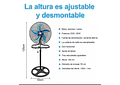 VENTILADOR DE 18 PULGADAS 3 EN 1 POTENCIA 60W