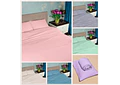 JUEGO DE SABANA (140 X 200 X 30CM) MATRIMONIAL+ 2 FUNDAS COLORES LISOS MOD# T-30182