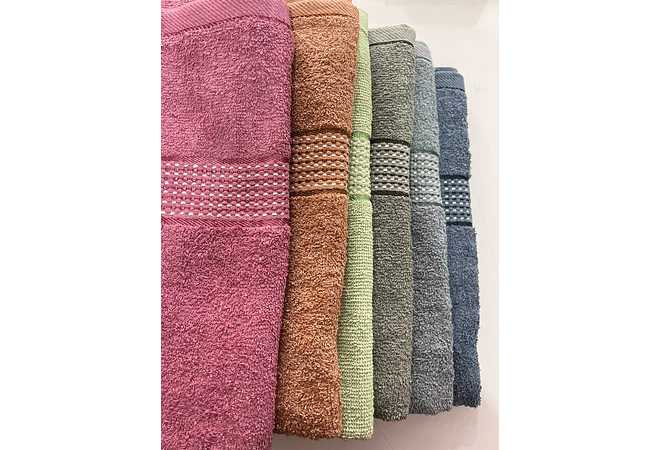 TOALLA PARA BAÑO DE COLORES MOD# T-30576