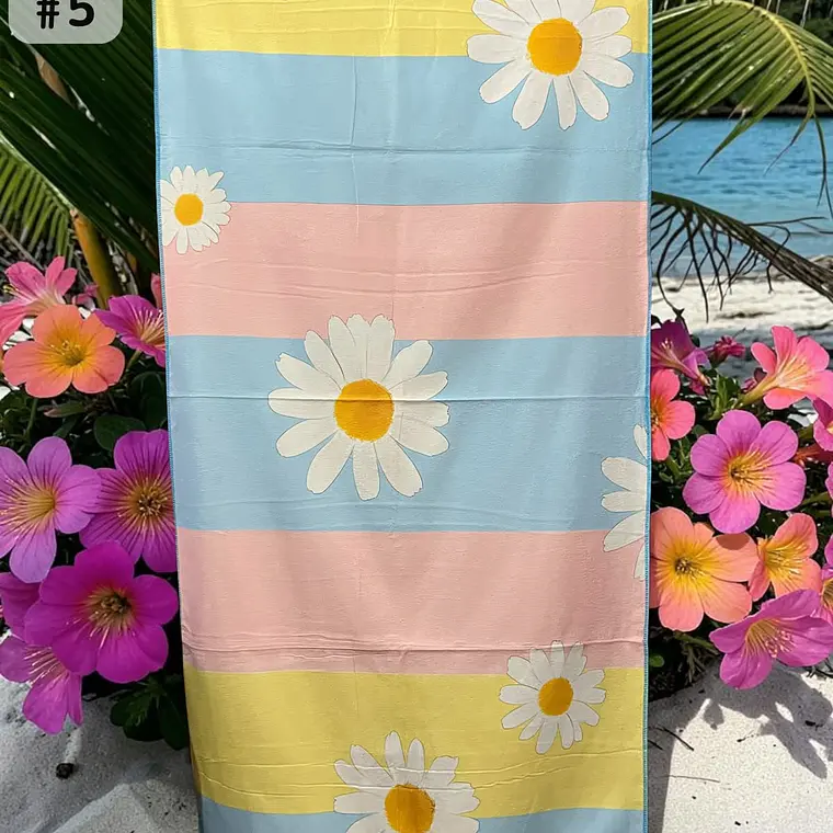 TOALLA PARA PLAYA VARIOS DISEÑOS MOD# T-30750🏝️🍹 6