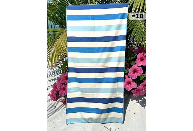 TOALLA PARA PLAYA VARIOS DISEÑOS MOD# T-30750🏝️🍹