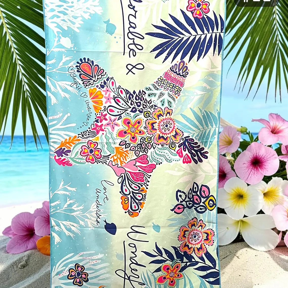 TOALLA PARA PLAYA VARIOS DISEÑOS MOD# T-30750🏝️🍹 12