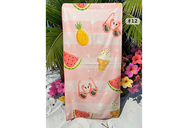 TOALLA PARA PLAYA VARIOS DISEÑOS MOD# T-30750🏝️🍹