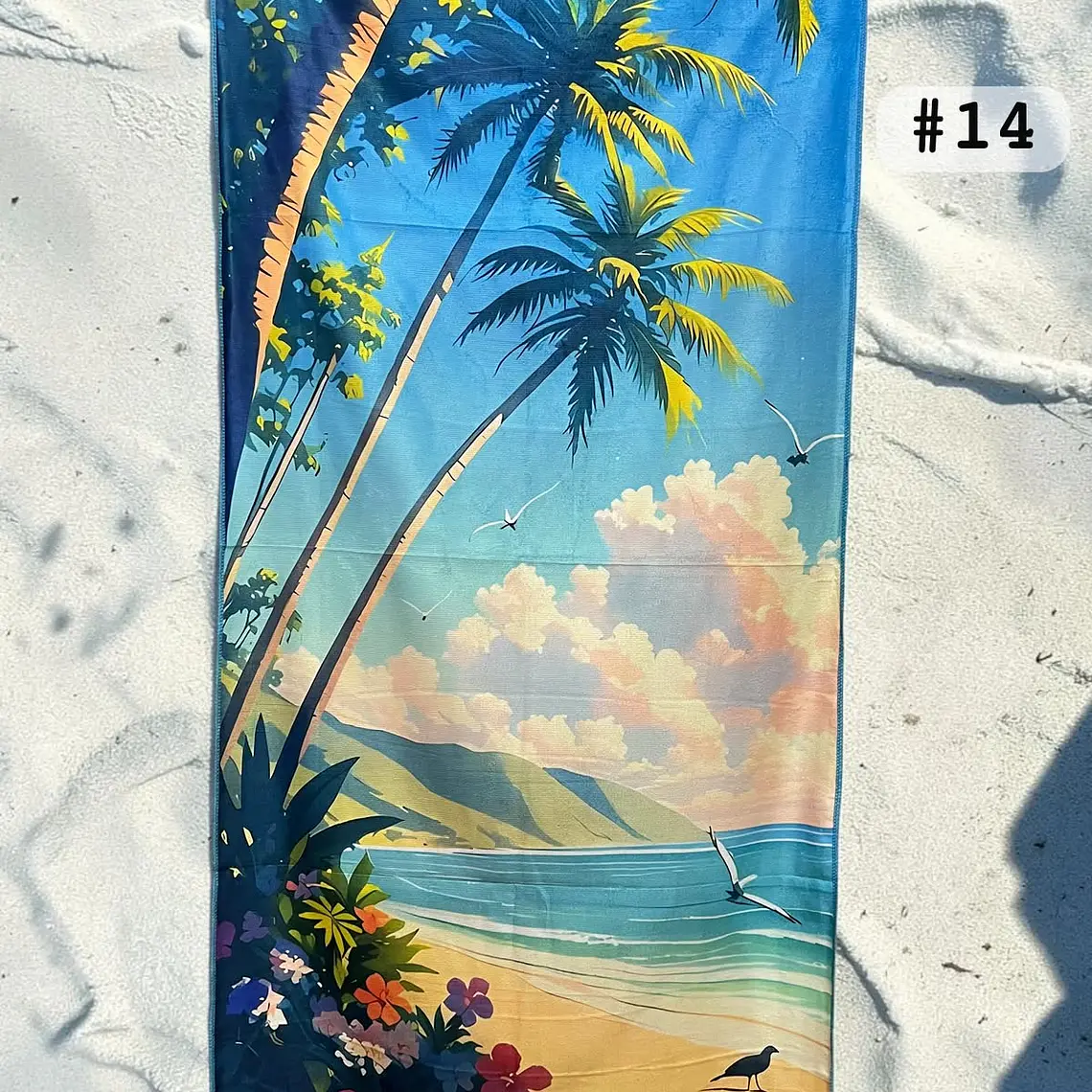 TOALLA PARA PLAYA VARIOS DISEÑOS MOD# T-30750🏝️🍹 15
