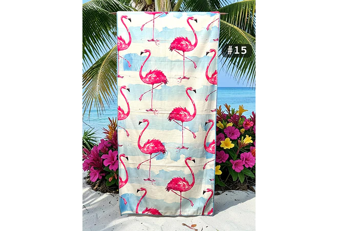 TOALLA PARA PLAYA VARIOS DISEÑOS MOD# T-30750🏝️🍹