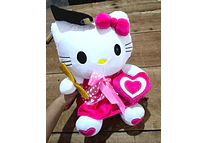 PELUCHE HELLO KITTY CORAZÓN GRADUACIÓN GRANDE MOD# 01 🎓