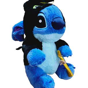 PELUCHE STICH CHIMUELO CON GORRO GRADUACIÓN MOD# 02 🎓