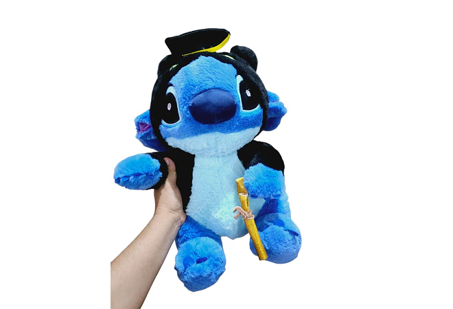 PELUCHE STICH CHIMUELO CON GORRO GRADUACIÓN MOD# 02 🎓