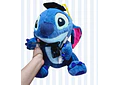 PELUCHE STICH SENTADO CON MOÑO Y GORRO GRADUACIÓN MOD# 03 🎓