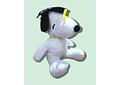 PELUCHE SNOOPY FIRMA CON GORRO Y LISTÓN AMARILLO GRADUACIÓN MOD# 04 🎓