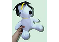 PELUCHE SNOOPY FIRMA CON GORRO Y LISTÓN AMARILLO GRADUACIÓN MOD# 04 🎓
