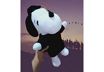 PELUCHE MEDIANO SNOOPY PARADO CON TOGA Y GORRO GRADUACIÓN MOD# 05 🎓