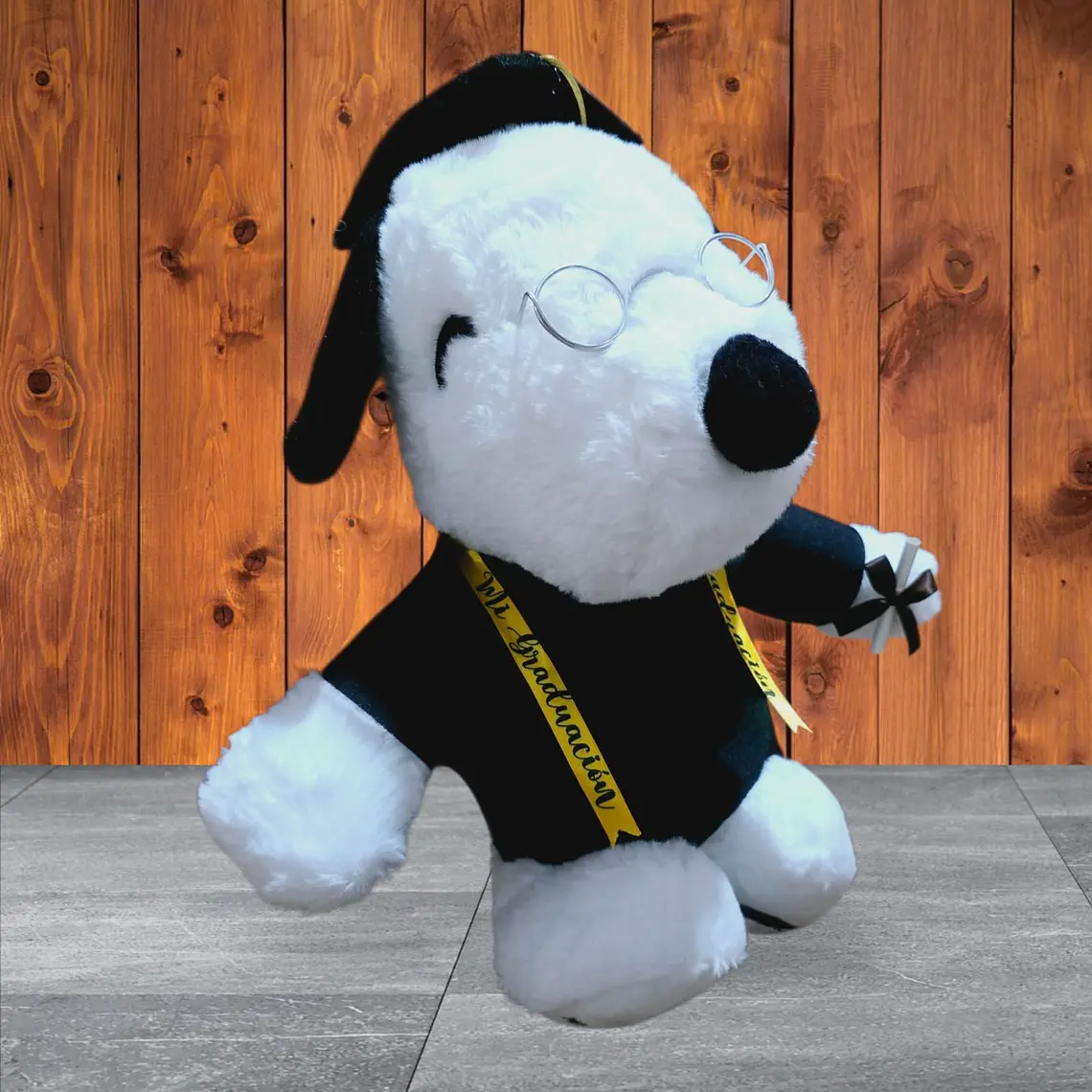 PELUCHE SNOOPY CON LENTES Y TOGA GRADUACIÓN 🎓  MOD#06 2
