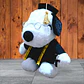 PELUCHE SNOOPY CON LENTES Y TOGA GRADUACIÓN 🎓  MOD#06 - Miniatura 3