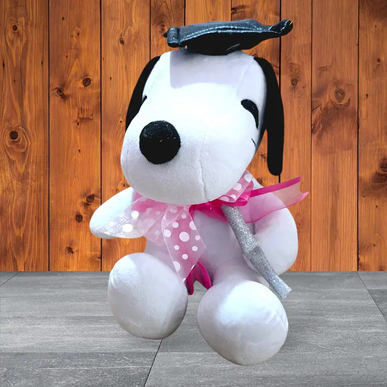 PELUCHE SNOOPY MOÑO GRADUACIÓN  MOD# 07 3