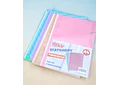 PAQ DE 5 CARPETAS CLIP COLORES PASTEL MO# SN-003J