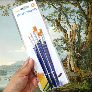 SET DE 6 PINCELES ARTIST BRUSHS MOD# 9003YH