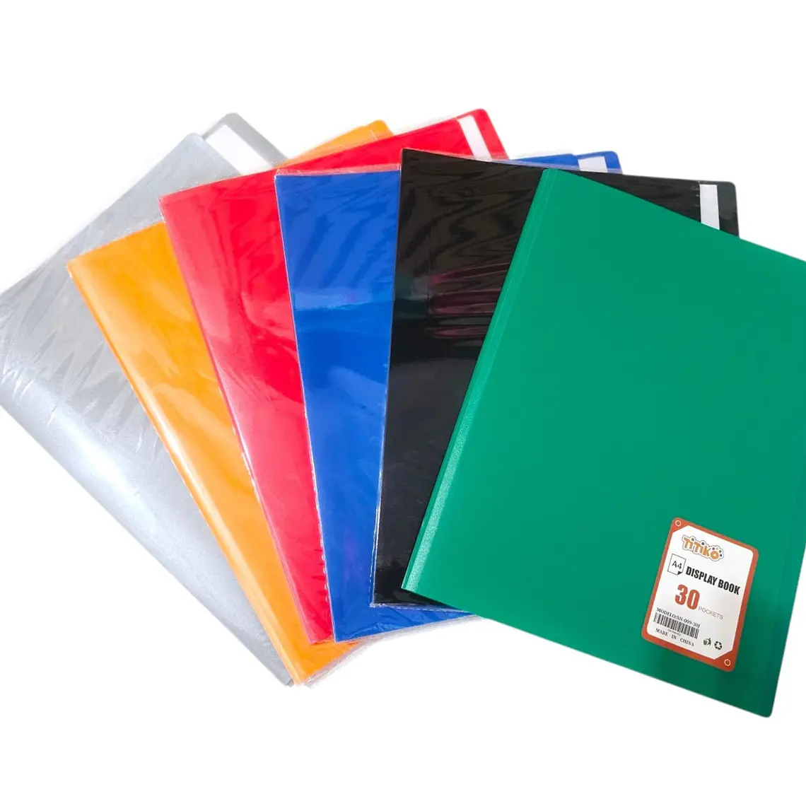 CARPETA CON 30 PROTECTORES DE HOJA ORGANIZADOR A4 MOD#SN-009-30J 1