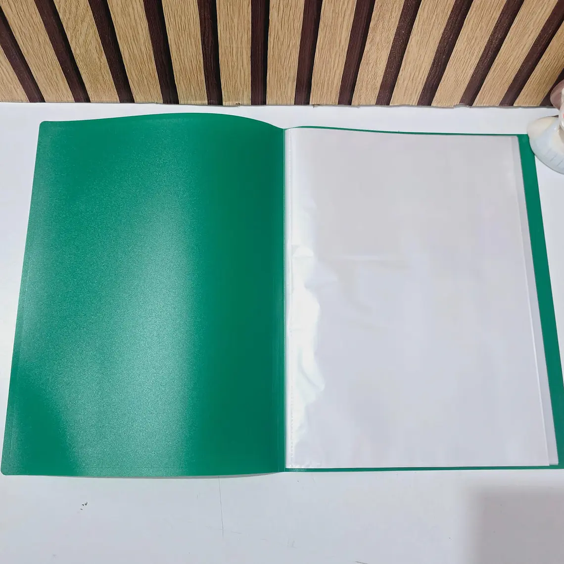 CARPETA CON 30 PROTECTORES DE HOJA ORGANIZADOR A4 MOD#SN-009-30J 2