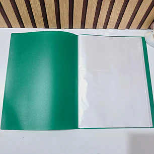 CARPETA CON 30 PROTECTORES DE HOJA ORGANIZADOR A4 MOD#SN-009-30J