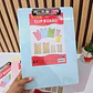 TABLA CON ABRAZADERA COLORES PASTEL A4 MOD# SN-011J - Miniatura 4