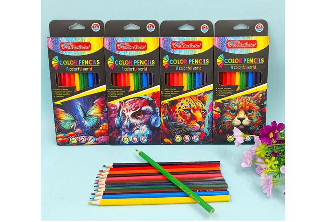 CAJA CON  COLORES BUENA PIXELIZACION ANIMALES  MOD# B-0013Q, 15Q Y 16Q