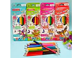 CAJITA CON 12 COLORES DOBLE PUNTA CANDY FLAVOR MOD# B-0017Q