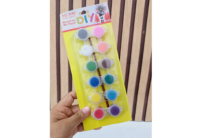 SET ACUARELA PIGMENTOS YUCAI MOD# B-9006YH