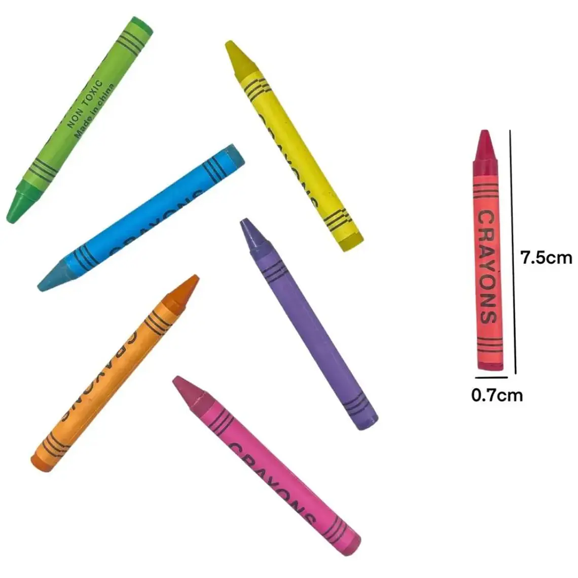CAJITA CON 12 CRAYOLAS PREMIUM QUALITY  MOD# TK-7116 3