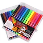 SET DE PLUMONES COLOR FIBRE 6, 12, 18 Ó 24 PZ A ELEGIR MOD# B8000SC, 1SC, 2SC, 3SC - Miniatura 1