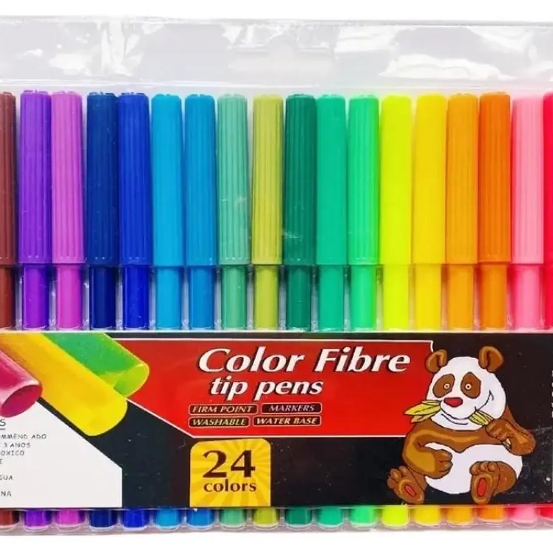 SET DE PLUMONES COLOR FIBRE 6, 12, 18 Ó 24 PZ A ELEGIR MOD# B8000SC, 1SC, 2SC, 3SC 3