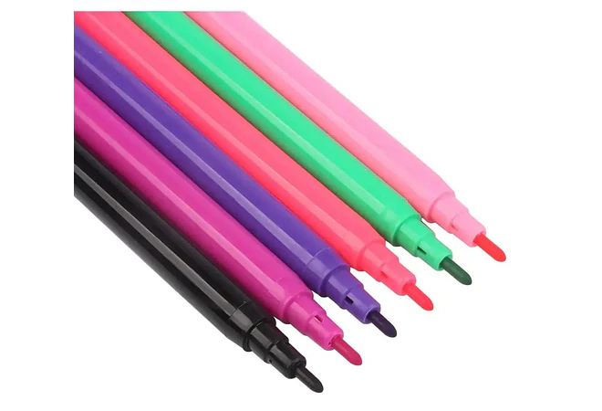SET DE PLUMONES COLOR FIBRE 6, 12, 18 Ó 24 PZ A ELEGIR MOD# B8000SC, 1SC, 2SC, 3SC