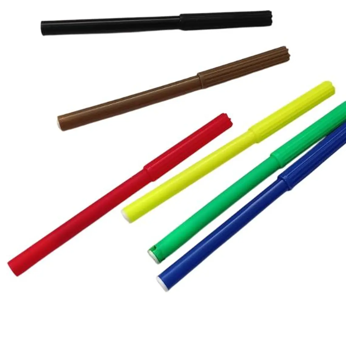 SET DE PLUMONES COLOR FIBRE 6, 12, 18 Ó 24 PZ A ELEGIR MOD# B8000SC, 1SC, 2SC, 3SC 6
