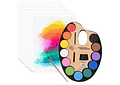 🎨PALETA DE ACUARELA 12 COLORES MOD# B-9005YH