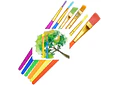 SET DE 6 PINCELES PAITING BRUSH SET MOD# B-9016YH