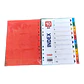 BOLSA CON 10 DIVISORES E INDICE PARA CARPETA MOD# SN-006J - Miniatura 3