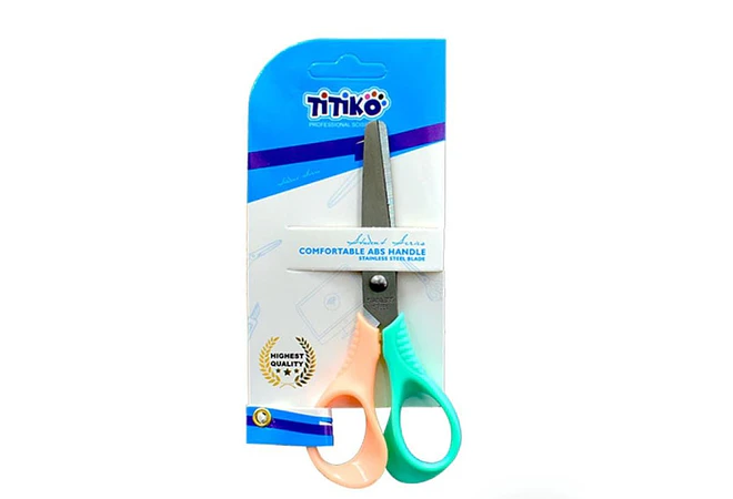 TIJERA ESCOLAR DE SEGURIDAD PUNTA ROMA MOD# WJ-905JD
