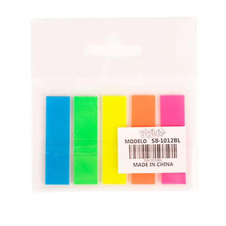 BOLSITA CON 50 POSTIK MARCADORES TRANSPARENTE MOD#SB-1012BL 2