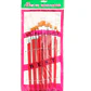 SET DE 12 PINCELES ROJOS PLANOS DIF TAMAÑOS MOD# B-9017YH - Miniatura 3
