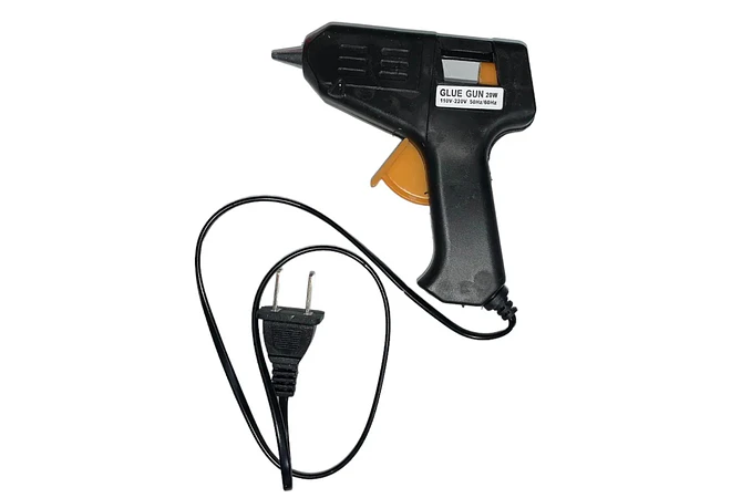 PISTOLA NEGRA DE SILICÓN ECONÓMICA TK-328J