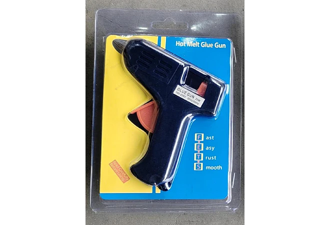 PISTOLA NEGRA DE SILICÓN ECONÓMICA TK-328J