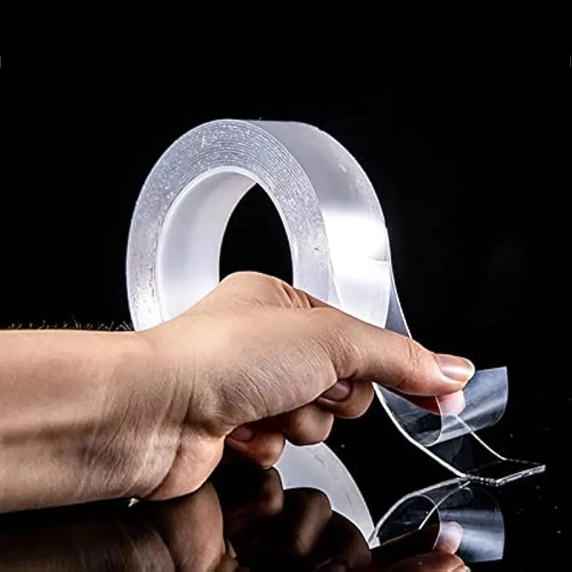2MTS CINTA  ADHESIVA  DOBLE CARA TRANSPARENTE MOD# JD-8001 3