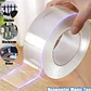 2MTS CINTA  ADHESIVA  DOBLE CARA TRANSPARENTE MOD# JD-8001 - Miniatura 1