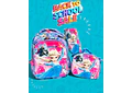 COMBO PRIMARIA DE 3PZ MOCHILA CON LUZ LED  + LONCHERA + LAPICERA (VARIOS PERSONAJES ) MOD# HL2413