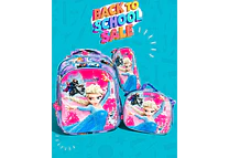 COMBO PRIMARIA DE 3PZ MOCHILA CON LUZ LED  + LONCHERA + LAPICERA (VARIOS PERSONAJES ) MOD# HL2413