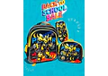 COMBO PRIMARIA DE 3PZ MOCHILA CON LUZ LED  + LONCHERA + LAPICERA (VARIOS PERSONAJES ) MOD# HL2413