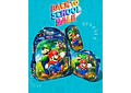 COMBO PRIMARIA DE 3PZ MOCHILA CON LUZ LED  + LONCHERA + LAPICERA (VARIOS PERSONAJES ) MOD# HL2413