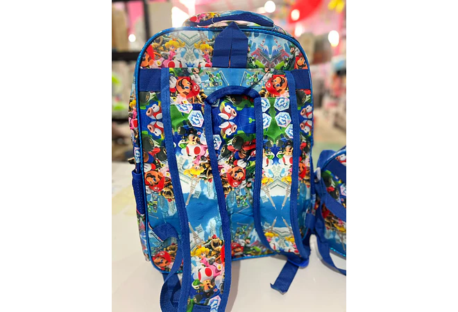 COMBO PRIMARIA DE 3PZ MOCHILA CON LUZ LED  + LONCHERA + LAPICERA (VARIOS PERSONAJES ) MOD# HL2413