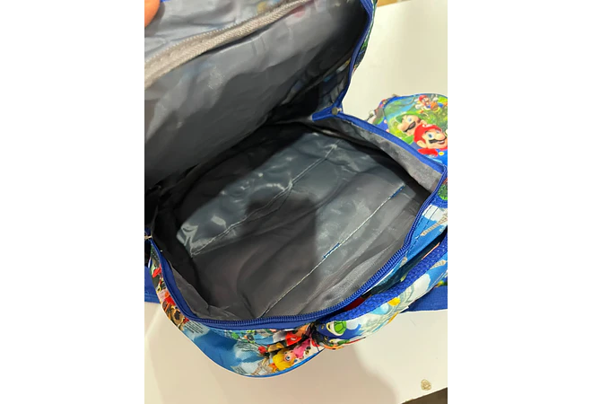 COMBO PRIMARIA DE 3PZ MOCHILA CON LUZ LED  + LONCHERA + LAPICERA (VARIOS PERSONAJES ) MOD# HL2413